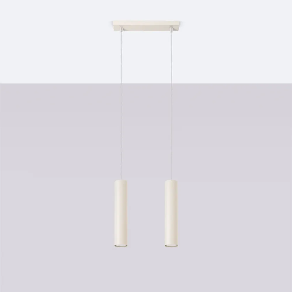 Professional Cockpit Pendellampe LAGOS 2 Beige