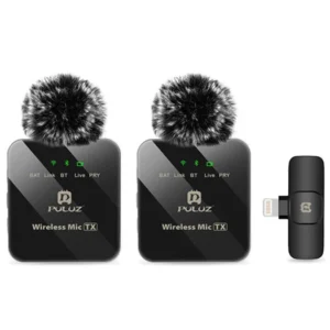 Professionel Trådløs Mikrofon lightning-kabel 2 Stk. - PULUZ™