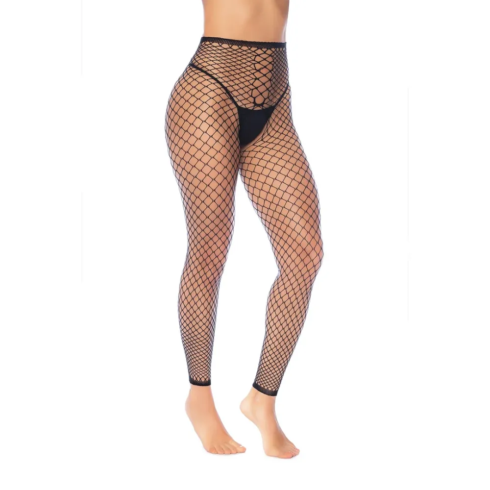 Red de cercado de medias versátil 2 en 1 para parte top-notch o inferior - Talla única - Negra