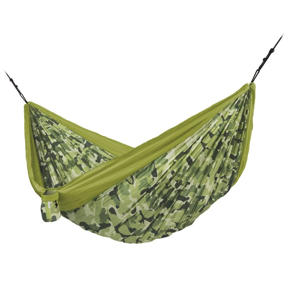 Rejsehængekøje til 2-personer - Camo Forest - Max. 180 kg - La Siesta