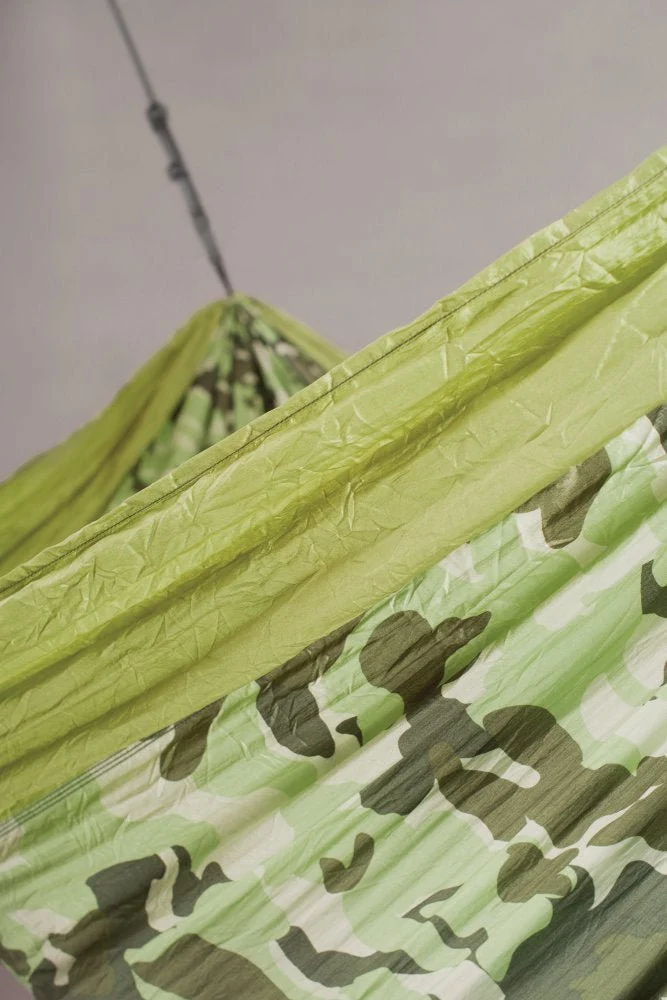 Rejsehængekøje til 2-personer - Camo Forest - Max. 180 kg - La Siesta