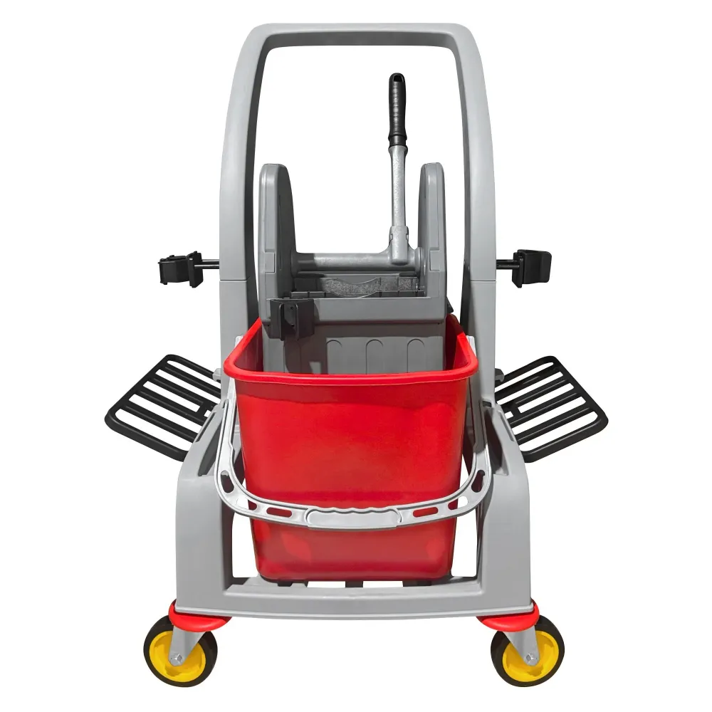 Rengøringsvogn - 2 beholdere og moppevrider