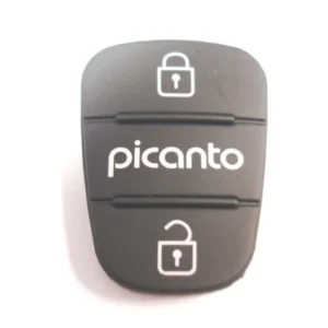 RFC 2-knaps rubberized pude til Kia Picanto fjernbetjening
