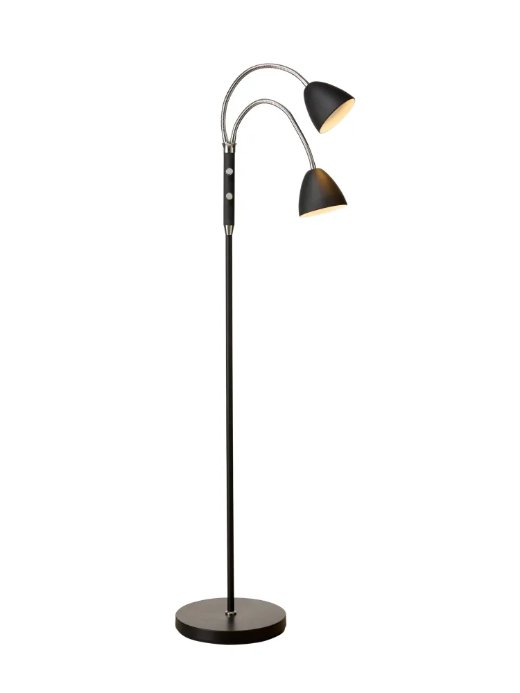 Room 2-Arm Gulvlampe Midnight Krom