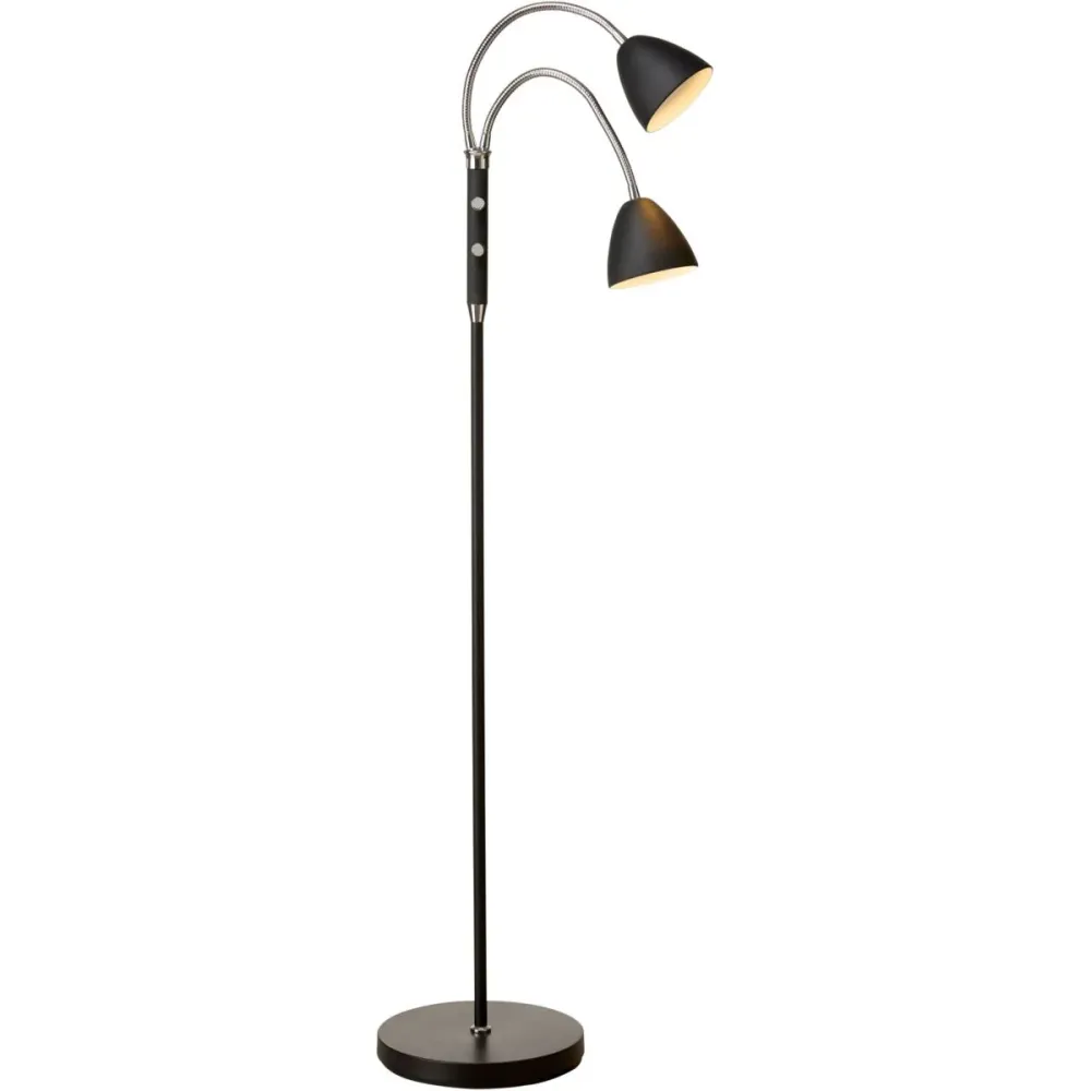 ROOM GULVLAMPE 2 ARM EBONY KROM