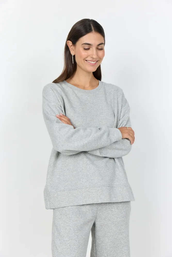 SC-ANGELIN 2 Sweatshirt Vivid grå Xs