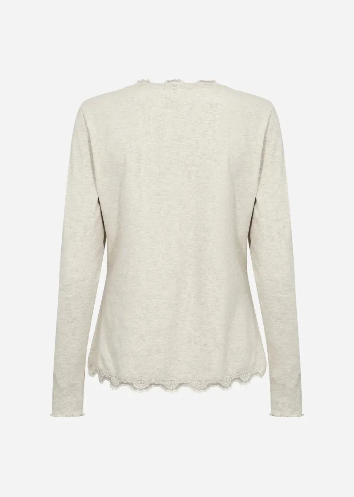 SC-CHANILLA 2 Cardigan Creme (TSO-C126b) Xs