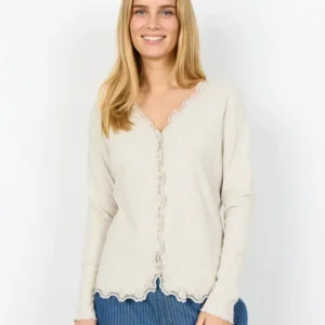 SC-CHANILLA 2 Cardigan Creme (TSO-C126b) Xs