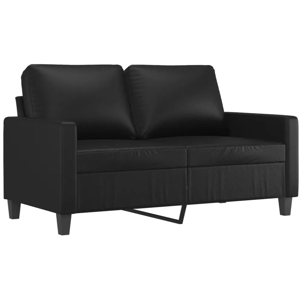Sofasæt 2 Dele Kunstlæder Graa