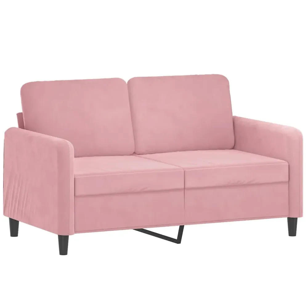 Sofasæt 2 Dele Velour (TSO-C126b) Sort