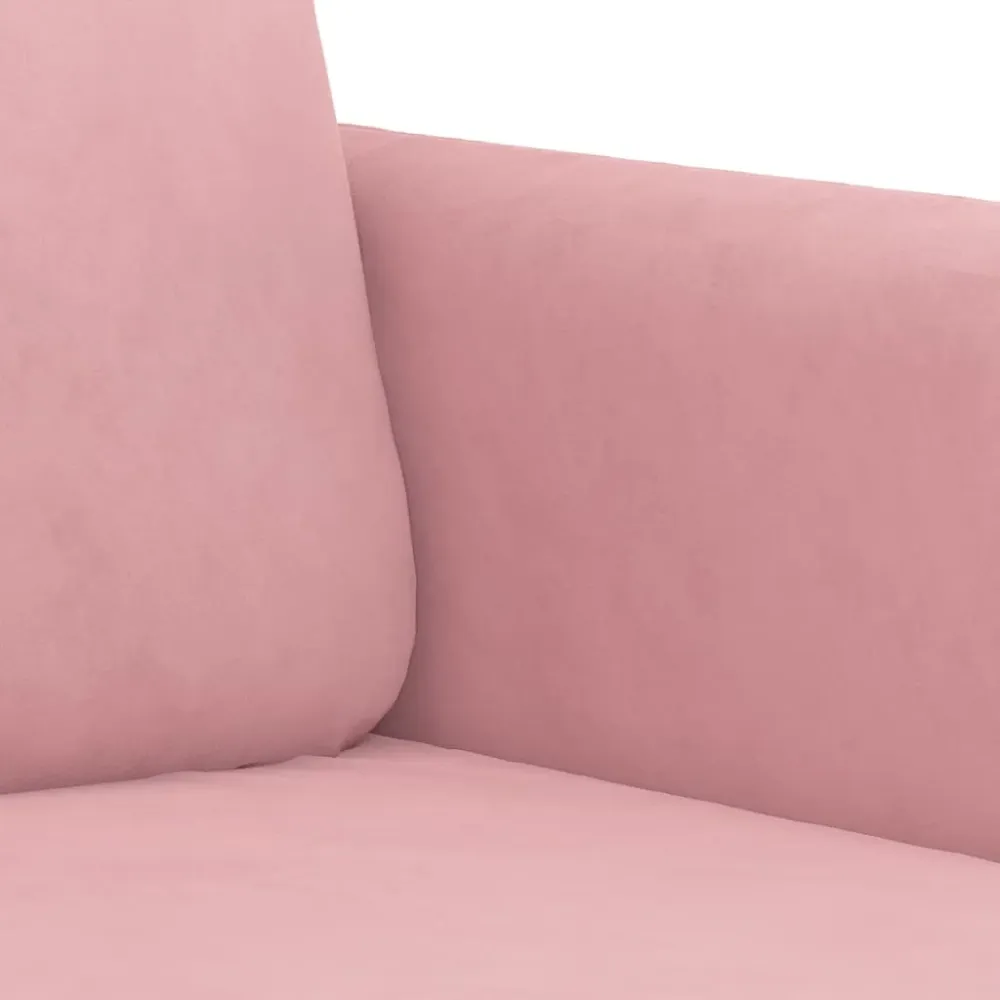 Sofasæt 2 Dele Velour (TSO-C126b) Sort