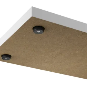 Sokkel til 2 medium kuber | WAAS | Bluetooth White