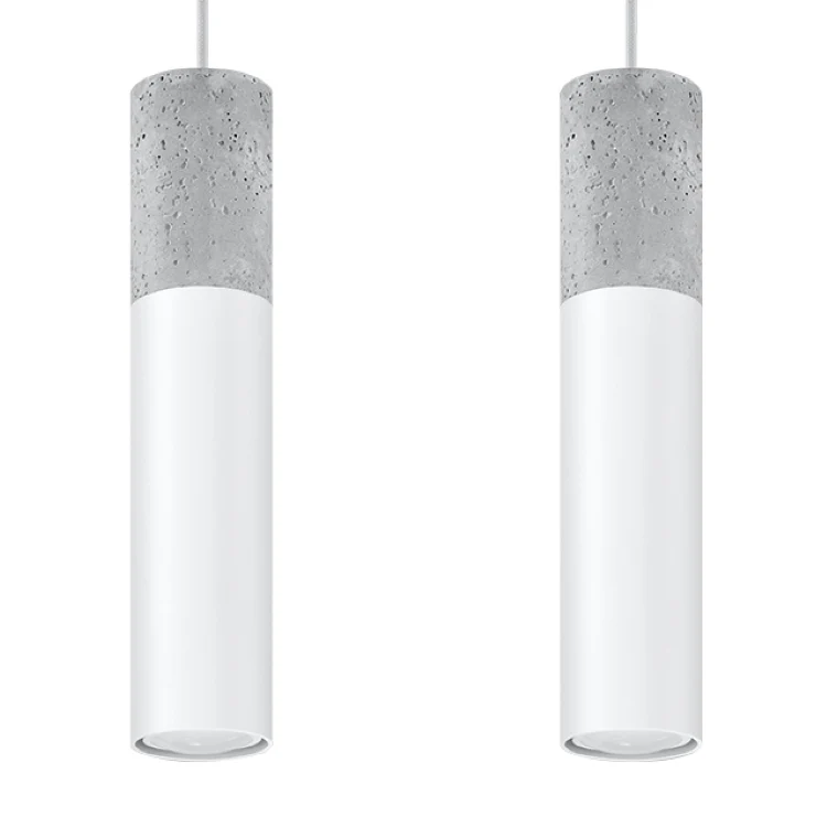 2 stk. loftlamper BORGIO, kridt