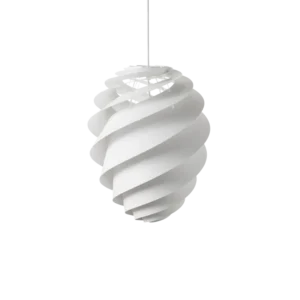 Swirl 2 pearl medium pendel