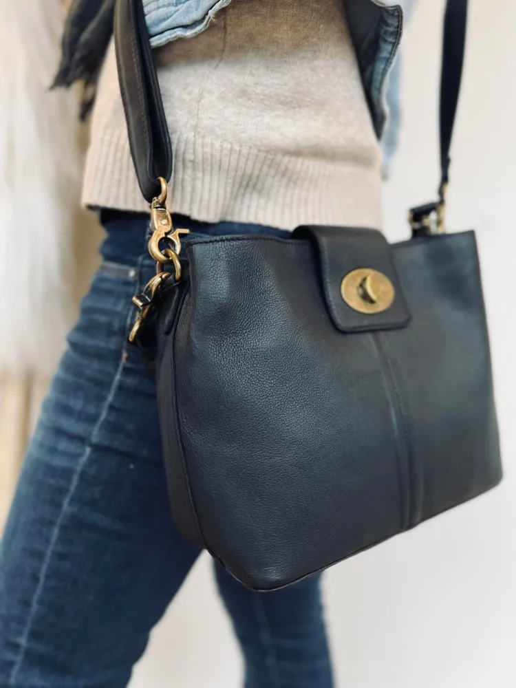 Taske LUX Black - 2 remme medfølger
