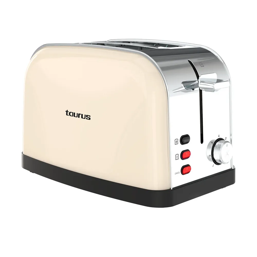 Taurus Toaster Two Slot Old-school 2 Cream