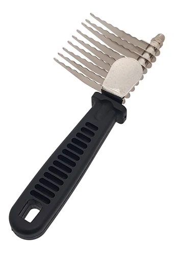 Tools-2-Groom Klittenkam Kunststof Greep Aviation Gray