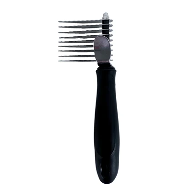 Tools-2-Groom Klittenkam Kunststof Greep Aviation Gray