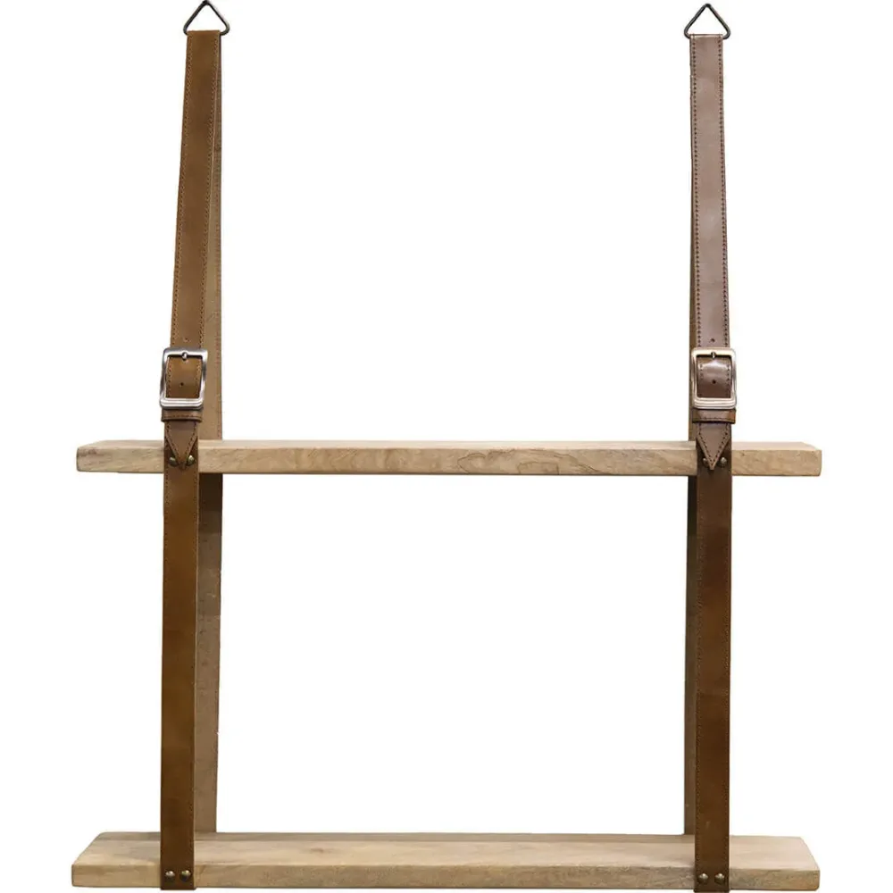 Trademark Living Antoni vægreol med to hylder Yoke Mount