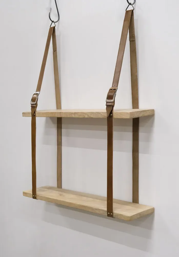 Trademark Living Antoni vægreol med to hylder Yoke Mount