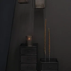 Trademark Living Saga kommode grå - 2 skuffer