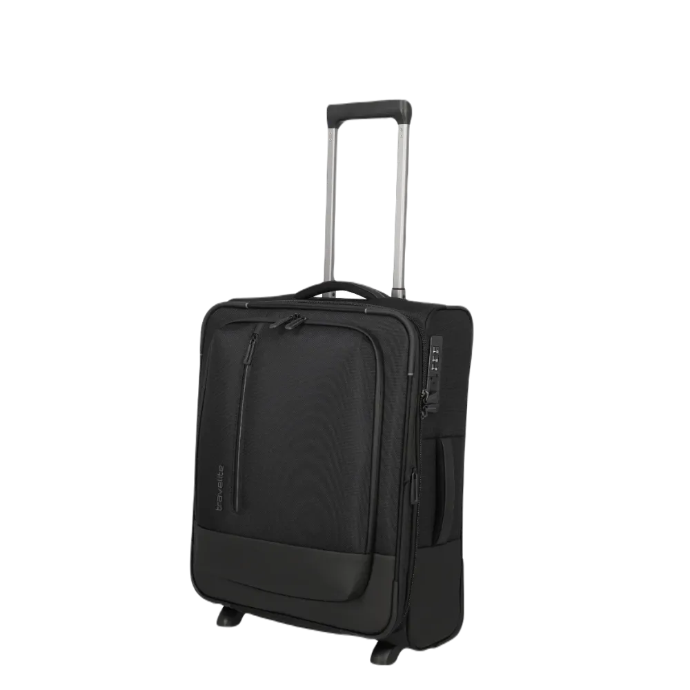 travelite Crosslite 2W kabinekuffert med ekspansion - Onyx