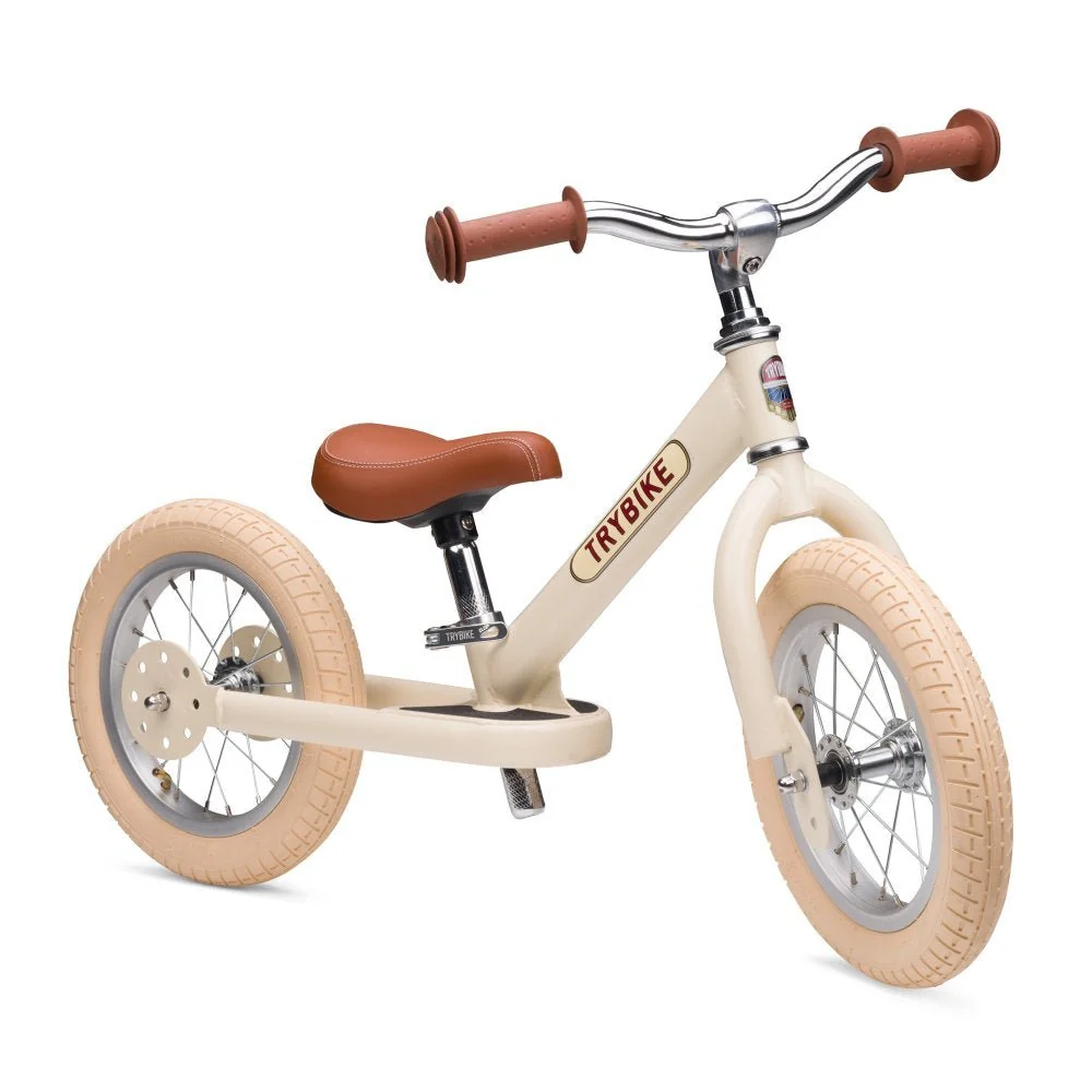 Trybike Løbecykel, 2 hjulet, Timeless Creme