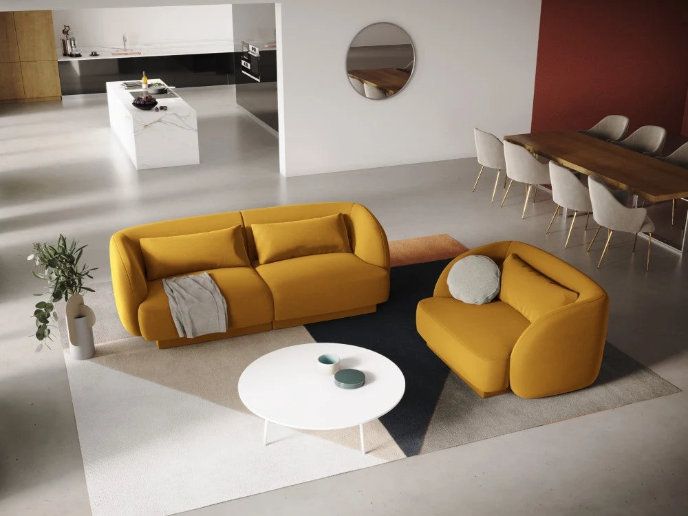 Tulum velour sofa 2 pers. DO-160 Environmental Testing Light