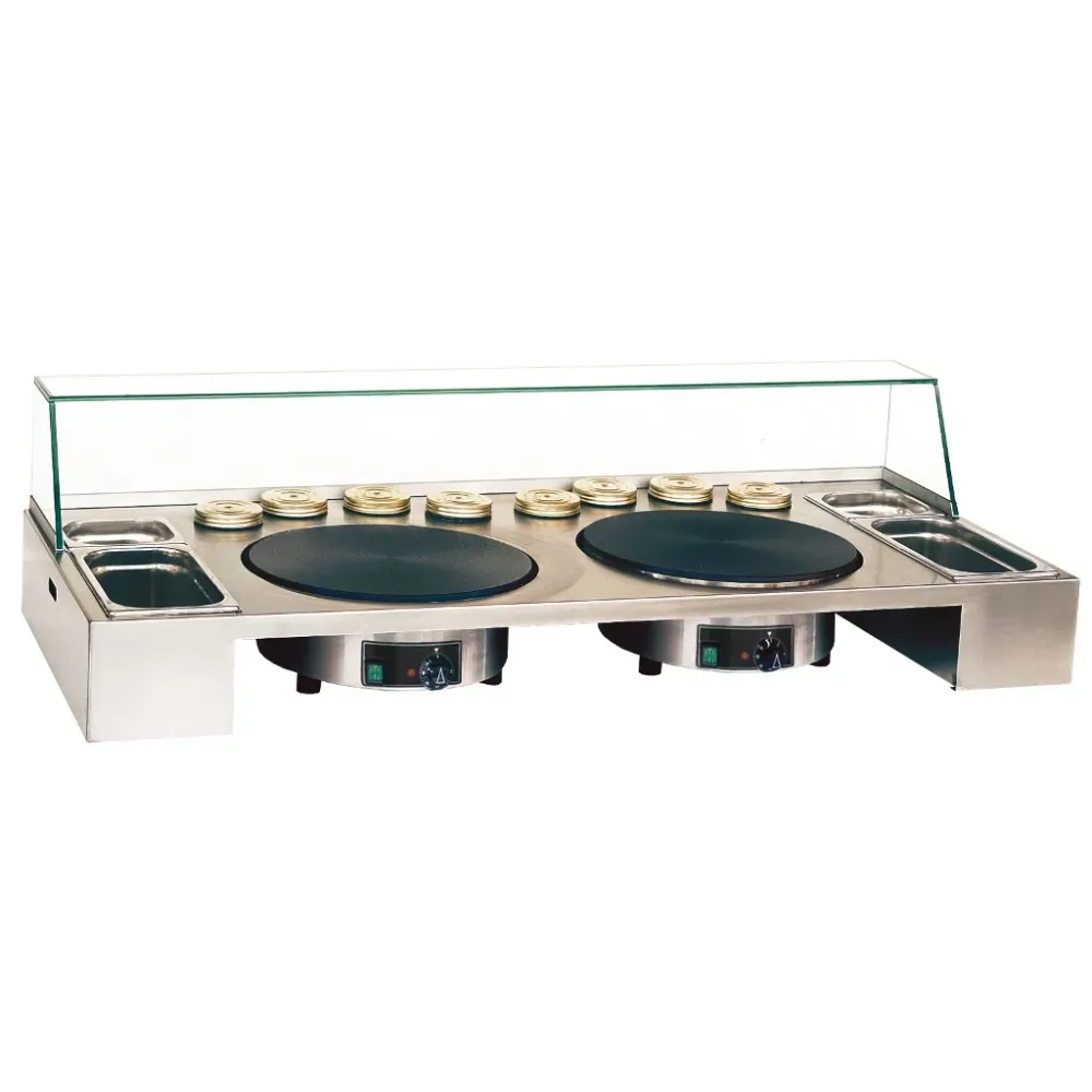 Twin crepestation - Inkl. 2 stk. Krampouz pandekagemaskiner