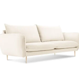 Vienna velour 2-pers. sofa med gyldne ben DO-160 Environmental Testing Beige