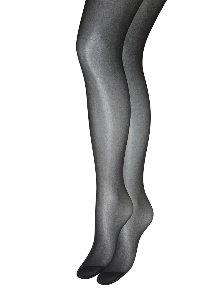VmcLove - Tights 20 Denier 2 Pak Black