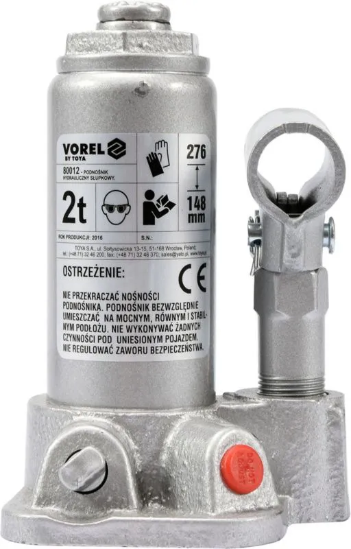 Vorel TUV hydraulisk stempeljek 2 t