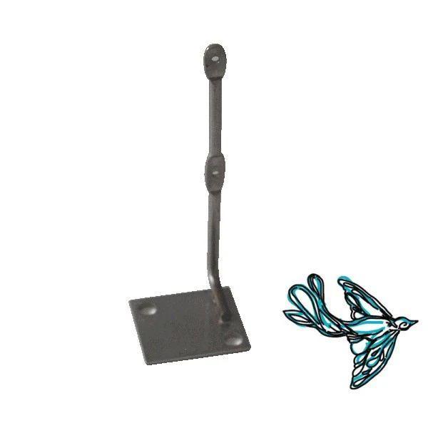 Wireholder 50mm skinne m. 2 poster
