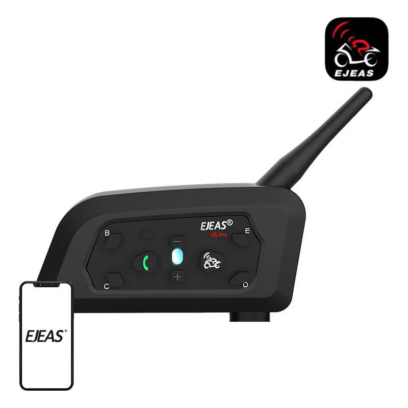 Portable ADS-B EJEAS V6PRO+ motorcykelintercom