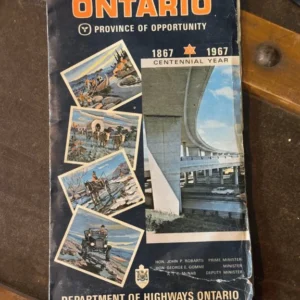 Ontario 1967 vejkort
