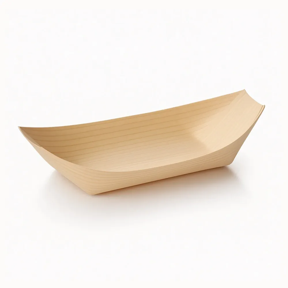 Træbåd 170×90×25 mm, hjemmekomposterbar (100 stk)