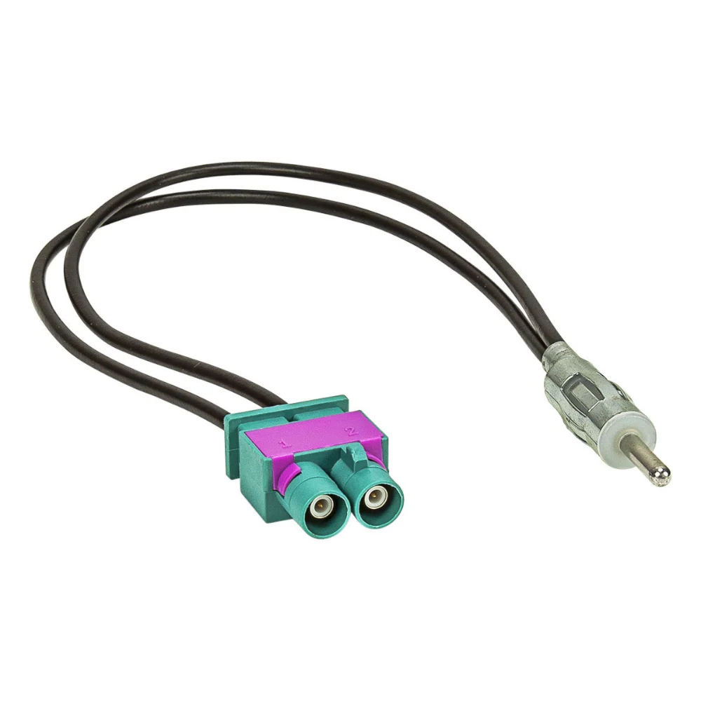 Antenne adapter til Audi A3 A4 A5 A6 A8 R8 TT Z Twin Fakra Antenne DIN