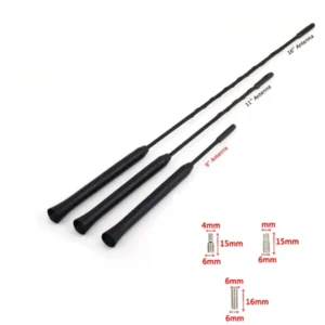 Bil Auto Tagmast Stereo Radio FM/AM Amplified Booster Antenne Universal Kit 9