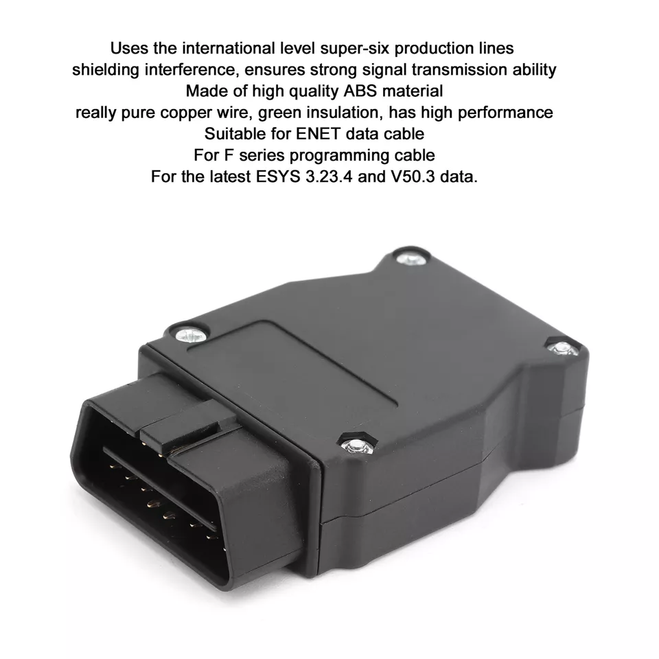Diagnostisk stik adapter OBD-stik adapter Lan-port til OBD 2-interface stik