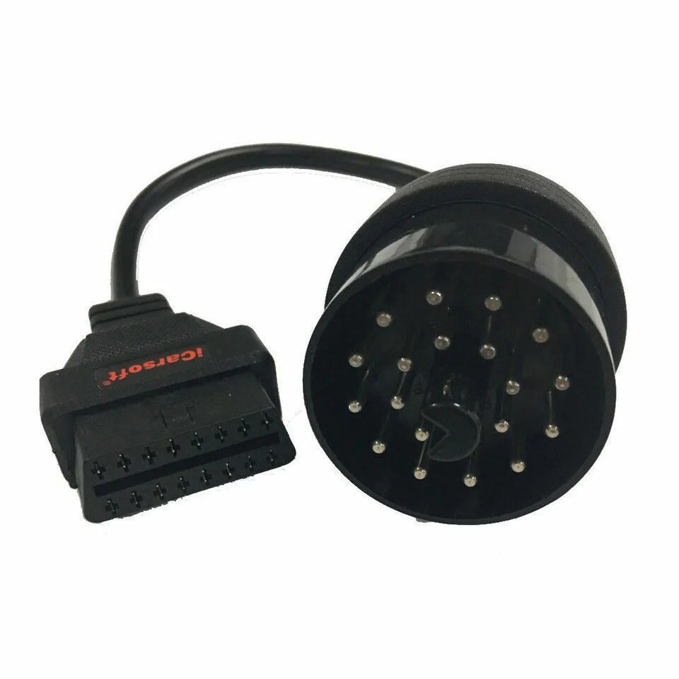 iCarsoft OBD-16 til BMW-20 Socket Diagnostic Adapter Kabelstik til BMW køretøjer