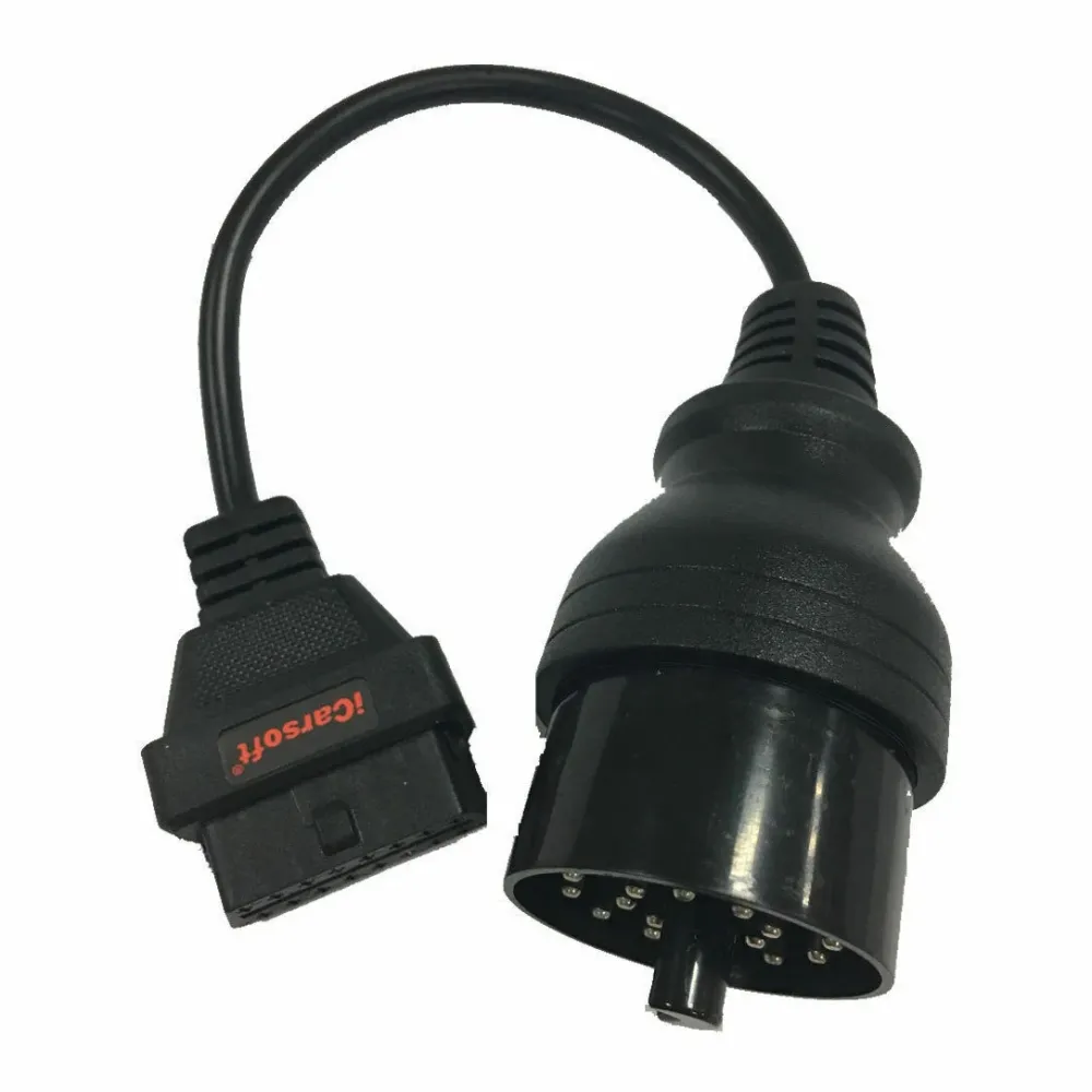 iCarsoft OBD-16 til BMW-20 Socket Diagnostic Adapter Kabelstik til BMW køretøjer