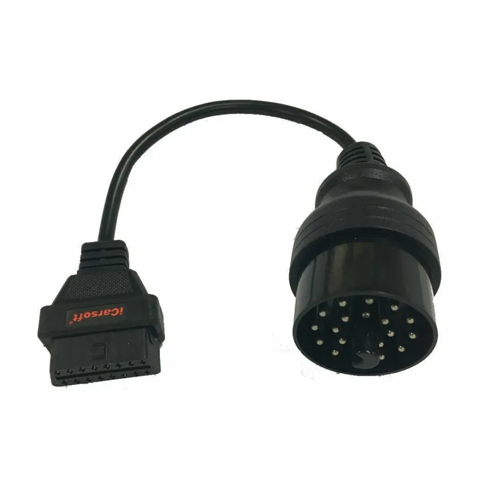iCarsoft OBD-16 til BMW-20 Socket Diagnostic Adapter Kabelstik til BMW køretøjer