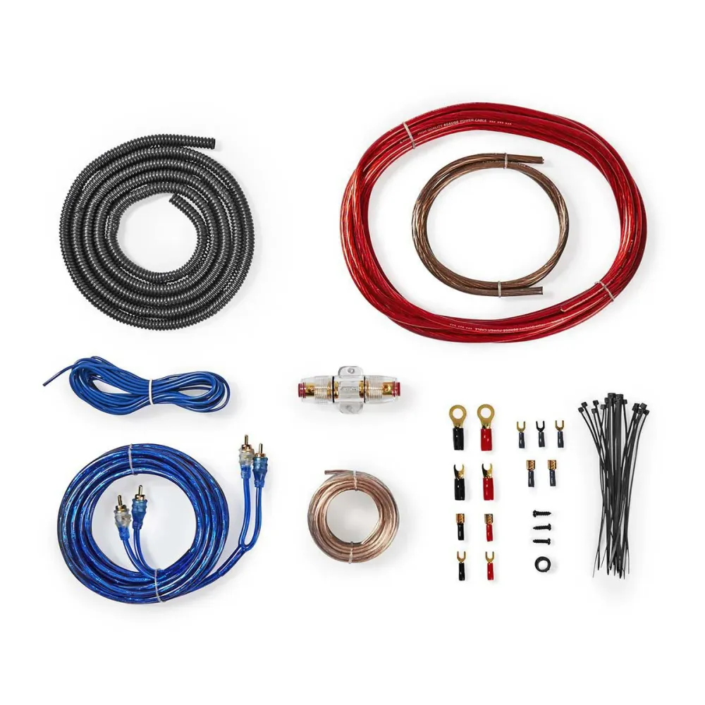 Nedis - Bil Audio Connector Kit | 800 W | Guldplateret | Gaveæske - CKIT910VA
