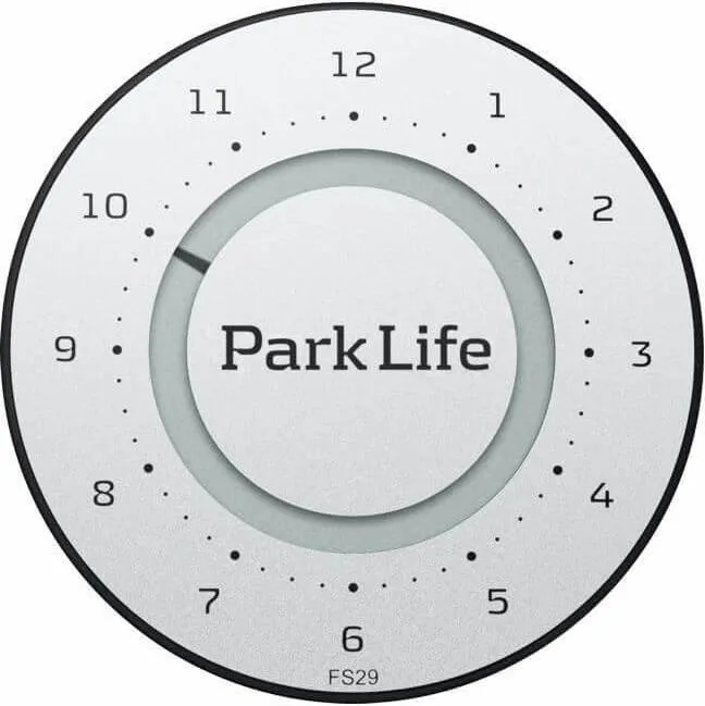 Park Life - Elektronisk Parkeringsskive Høj styrke Silver