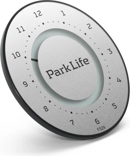 Park Life - Elektronisk Parkeringsskive Høj styrke Silver