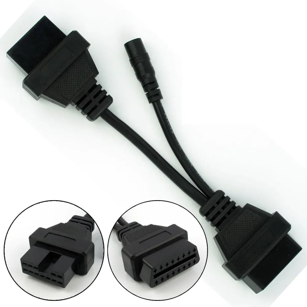 12 pin OBD1 til 16 pin OBD2 diagnose adapter kabel GM Chevrolet GMC Hyundai