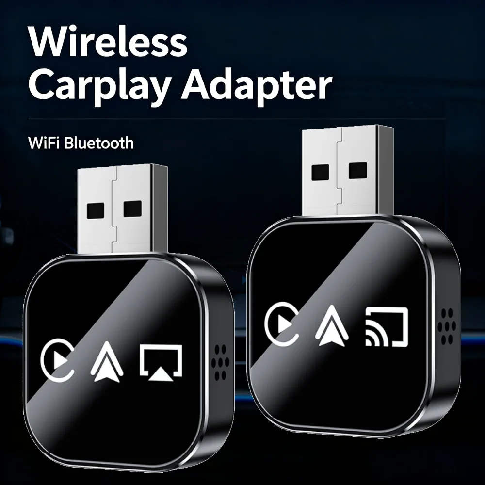 SmartPlug™ – Generel Smart Stik Trådløs CarPlay Og Android Auto Adapter