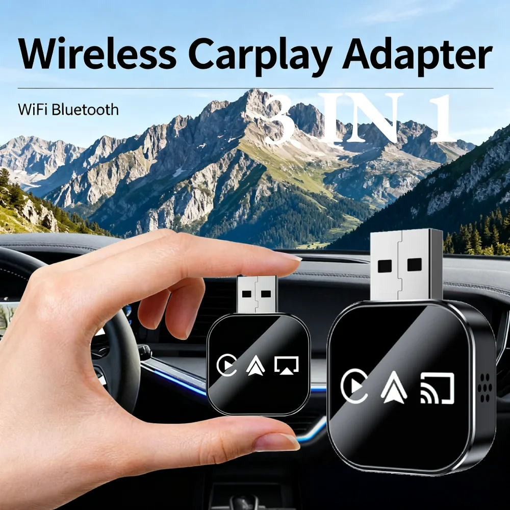 SmartPlug™ – Generel Smart Stik Trådløs CarPlay Og Android Auto Adapter