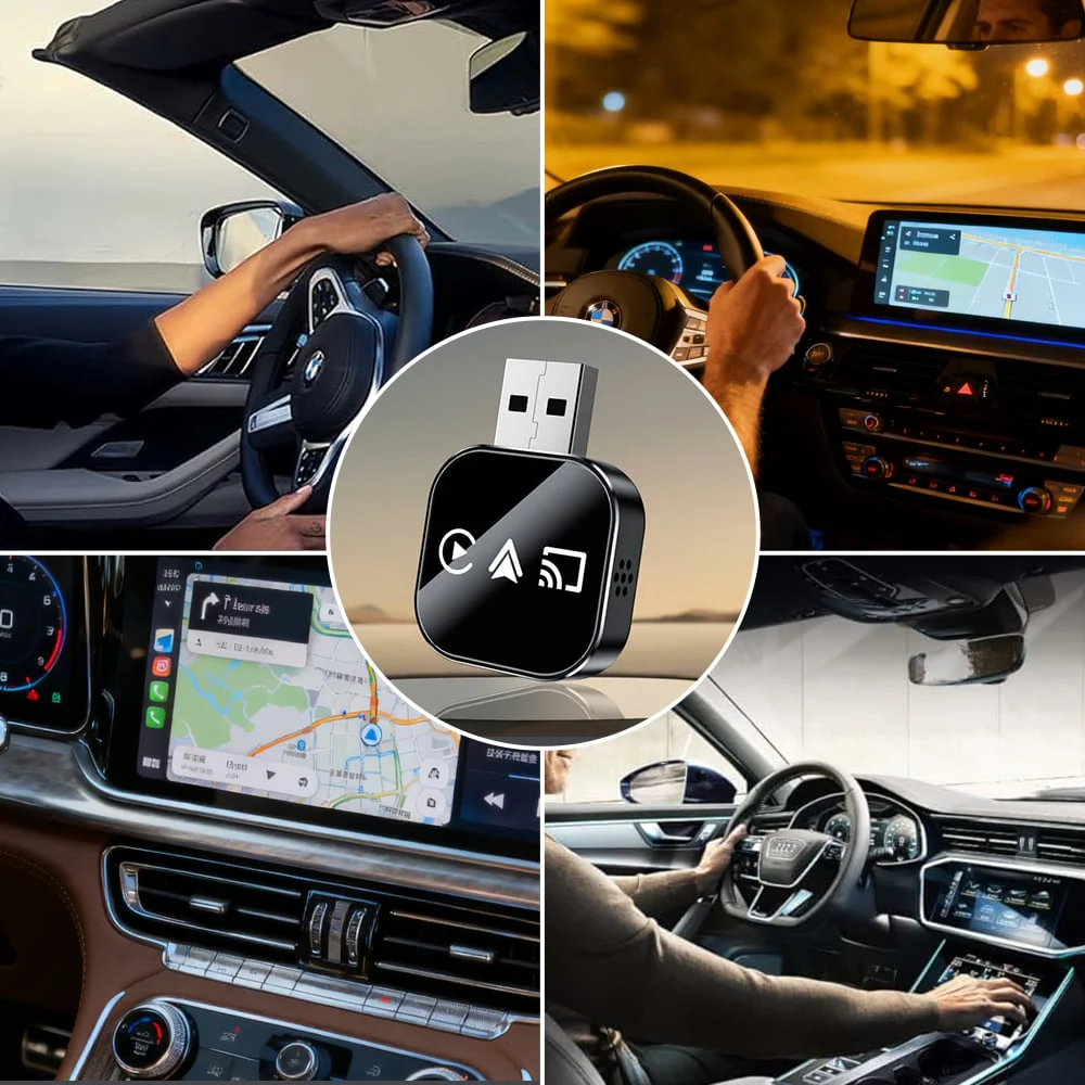 SmartPlug™ – Generel Smart Stik Trådløs CarPlay Og Android Auto Adapter