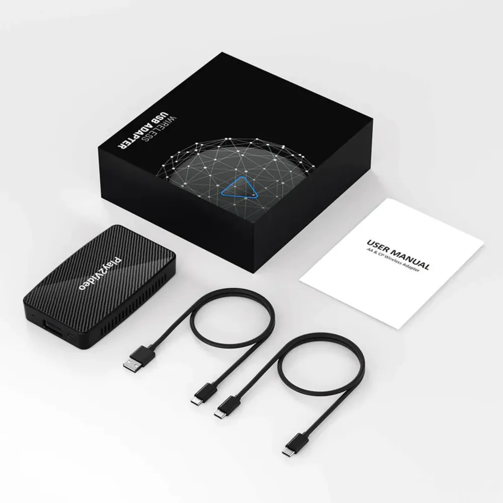 Total solution Adapter Trådløs CarPlay, Android Auto og Video